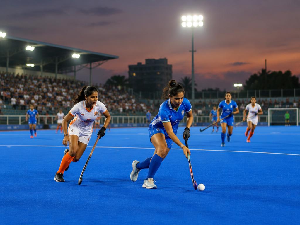 Hockey on a grassroots pitch